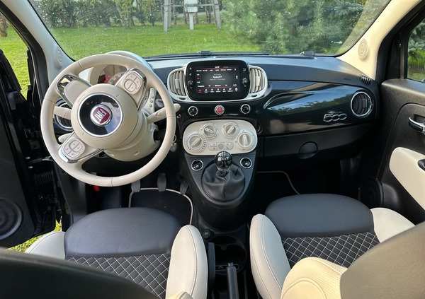 Fiat 500 cena 46500 przebieg: 17800, rok produkcji 2021 z Supraśl małe 79